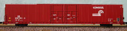 Bluford Shops 86432 N Conrail 86' Double Door Auto Parts Boxcar (Set of 2)