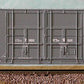 Bluford Shops 86472 N ICG 86' Double Door Auto Parts Boxcar (Set of 2)