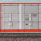 Bluford Shops 86522 N Rio Grande 86' Double Door Auto Parts Boxcar (Set of 2)