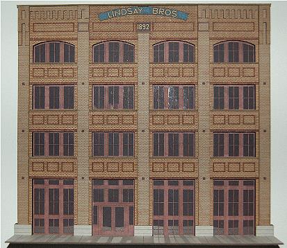 GCLaser 19025 HO Lindsay Bros. Entry Backdrop