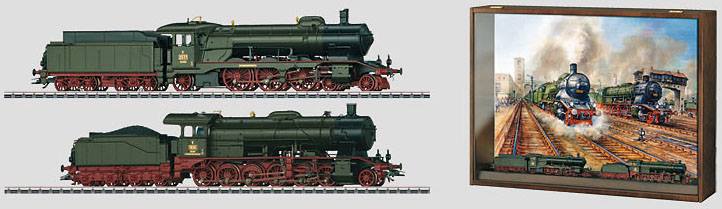 Marklin 31021 Stuttgart Station 4-6-2 & K 2-12-0 Class C Steam Set w/Sound & DCC