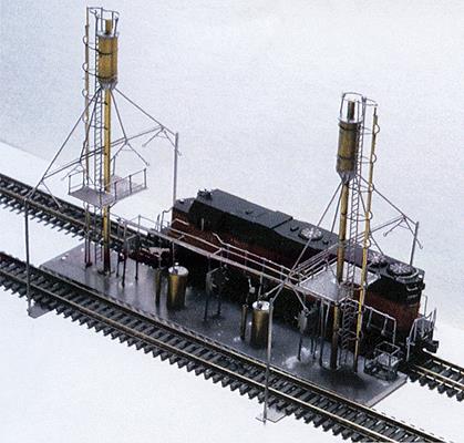 Micron Art 1028 2-Track Diesel Locomotive Service Facility Etched-Metal Kit