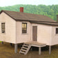 B.T.S. 17237 O Scale Cabin Creek Company House Laser-Cut Craftsman Building Kit