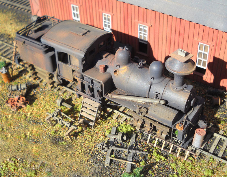 B.T.S. 28310 HO Derelict Shay - McCabe Series Kit
