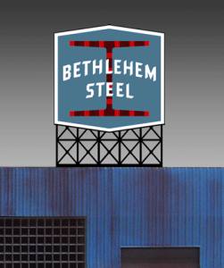 Miller Engineering 5282 N Bethlehem Steel Animated Billboard