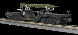 MTH 30-76555 P&LE Depressed Center Flat w/Rocket Load
