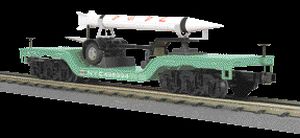 MTH 30-76556 New York Central Depressed Center Flat Car w/Rocket Load