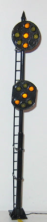 NJ International 3047 O Dual Head PRR Style Dual Head Position Light Signal
