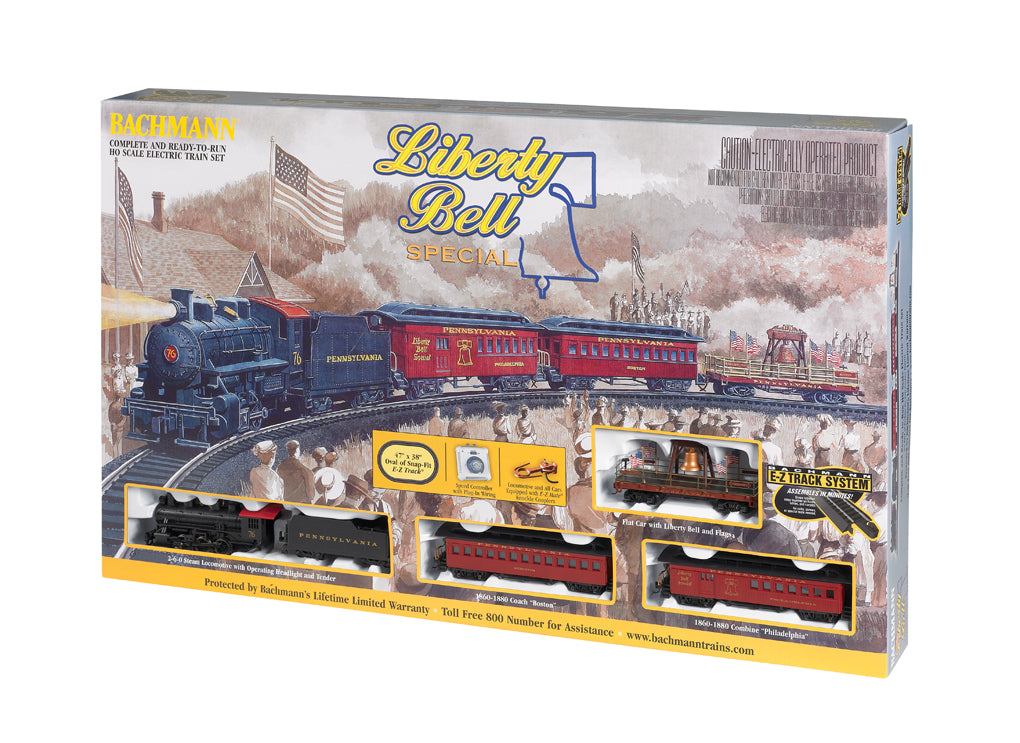 Bachmann 00711 HO Gauge Pennsylvania Liberty Bell Special Steam Train Set
