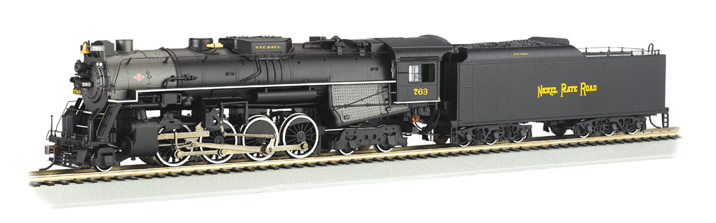 Bachmann 50907 HO Nickel Plate 2-8-4 Berkshire Tender w/DCC Steam Loco #763