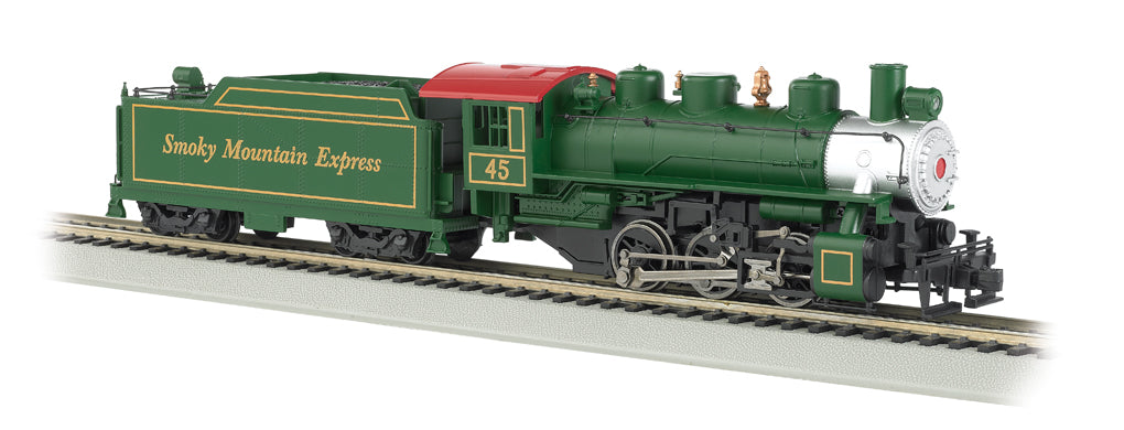 Bachmann 52001 HO Smoky Mountain 0-6-0 w/Short Haul Tender w/DCC & Smoke #45