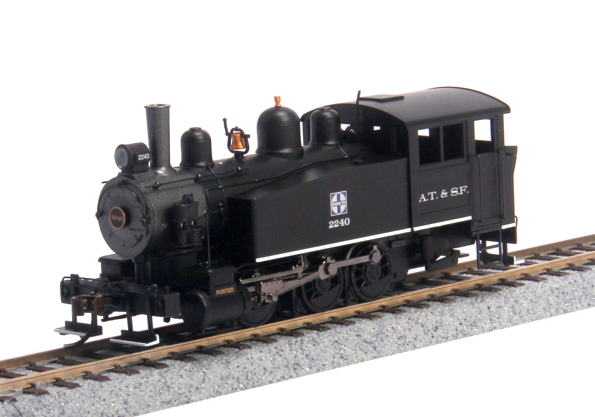 Bachmann 52105 HO Santa Fe Porter 0-6-0T Side Tank Steam Locomotive w/DCC #2240