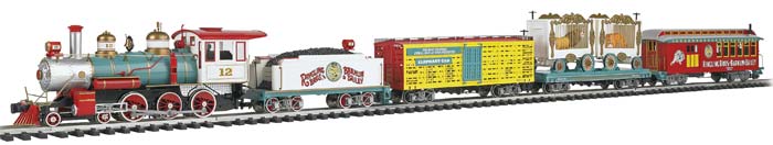 Bachmann 90083 Barnum & Bailey Circus G Gauge Steam Starter Train Set