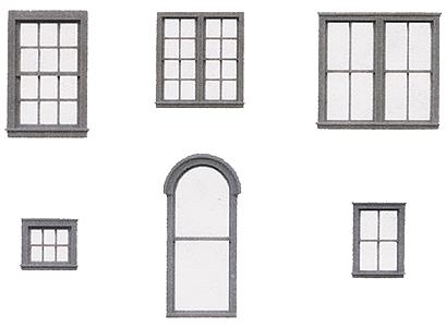 Tichy 8219 HO Styrene Window Assortment (290)