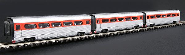 Con-Cor 8774 AeroTrain Add-On 3-Car Coach Set