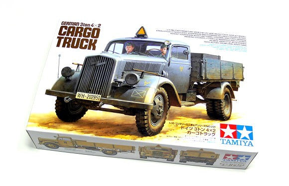 Tamiya 35291 1:35 German Opel Blitz 3-Ton 4x2 Cargo Truck Military Vehicle Kit