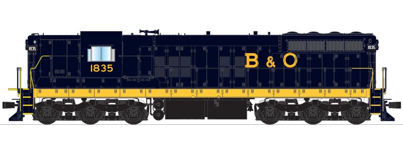 Broadway Limited 2404 HO Baltimore & Ohio EMD SD9 Paragon2™ #1831