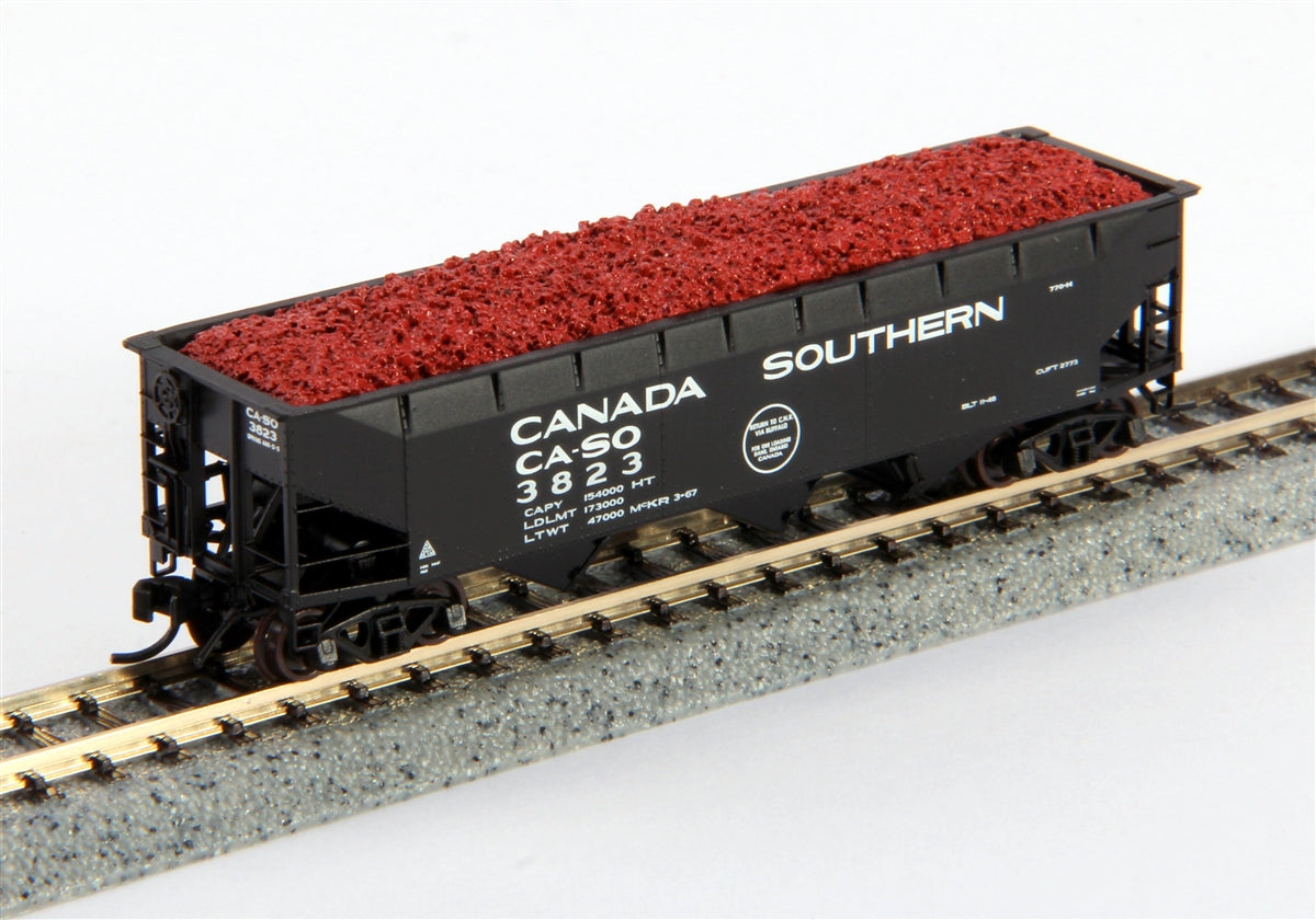 Bluford Shops 73413 Canadian Southern 3-Bay Offset Hopper (Pack of 3)