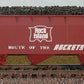 Bluford Shops 73512 N Rock Island 70 Ton Offset Side 3-bay Hopper Car (Set of 2)