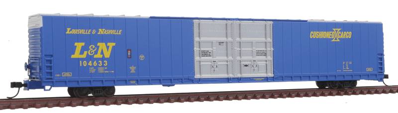 Bluford Shops 86542 N L&N 86' Double Door Auto Parts Boxcar (Set of 2)
