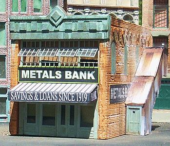 Downtown Deco 1051 HO Metals Bank