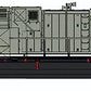 Fox Valley Models 70366 ES44DC Loco NS #7525 Primer
