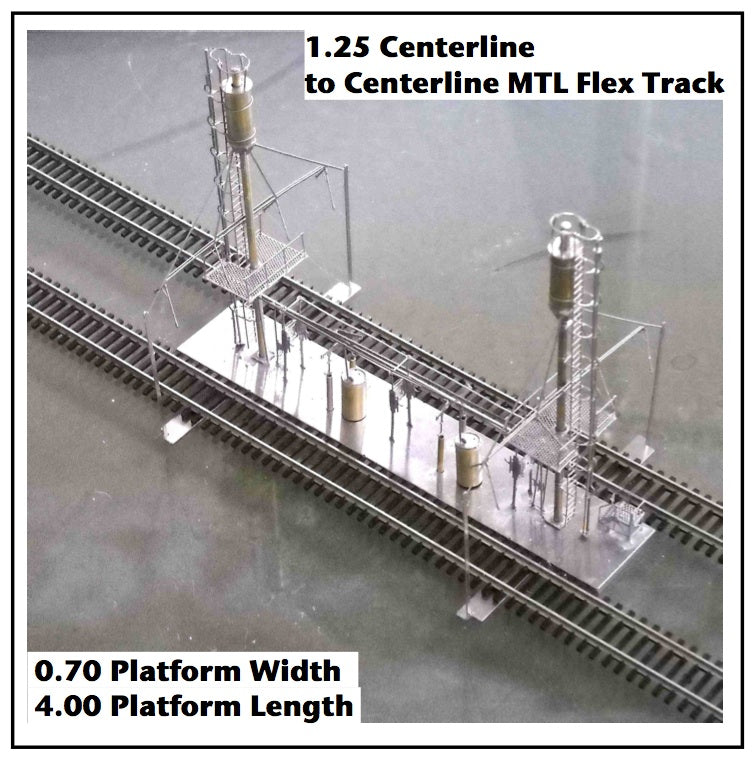 Micron Art 1028 2-Track Diesel Locomotive Service Facility Etched-Metal Kit