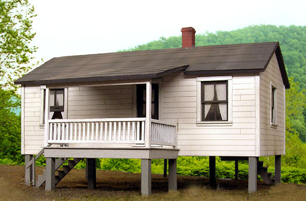 B.T.S. 17237 O Scale Cabin Creek Company House Laser-Cut Craftsman Building Kit