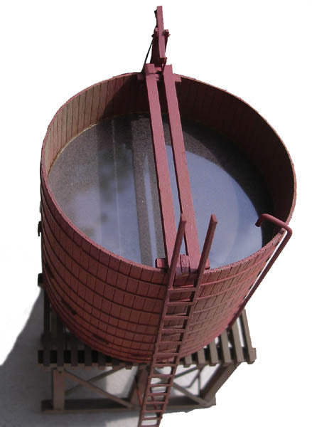 B.T.S. 27489 HOn3 20,000-Gal Open-Top Water Tank McCabe Lumber Rail Facility Kit