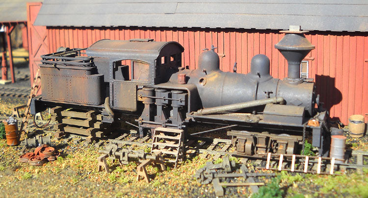 B.T.S. 28310 HO Derelict Shay - McCabe Series Kit