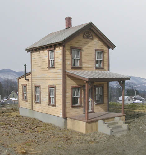 B.T.S. 7701 S #112 2nd Street House - Kit (Laser-Cut Wood)