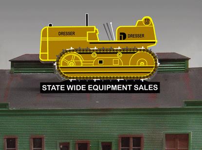 Miller Engineering 3980RL HO/O Animated Billboard State Wide Equipment Sales