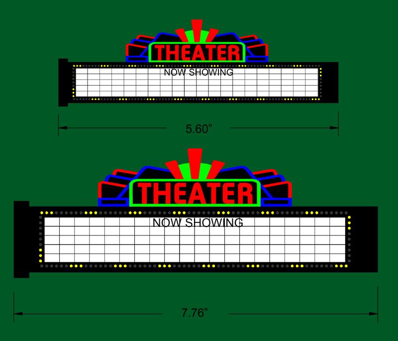 Miller Engineering 1181 S/O Large Theatre Sign