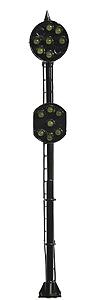 NJ International 3047 O Dual Head PRR Style Dual Head Position Light Signal