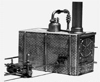 Scale Structures 9105 HO Baker Hi-Steam Boiler Kit Nevada Car&Foundry WKs