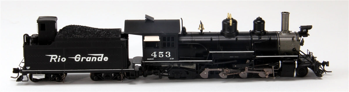 Blackstone Models 310102S HOn3 DRGW K-27 Steam Locomotive w/DCC & Sound #453