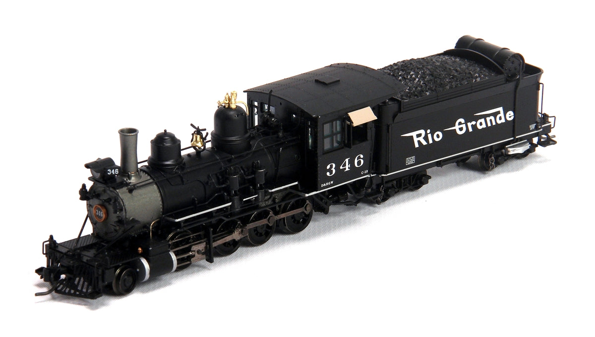 Blackstone Models 310210S HOn3 DRGW C-19 2-8-0 Steam Locomotive w/Sound/DCC #346