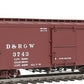 Blackstone Models 340133 HOn3 DRGW 3000 Series 30' Boxcar #3743