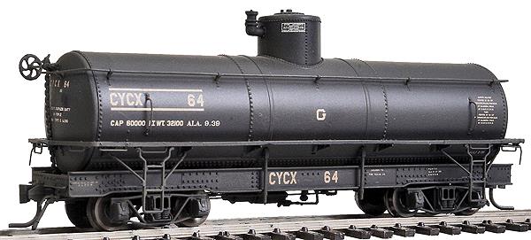 Blackstone Models 340611W HOn3 CYCX Narrow-Frame Tank CarX #64 - Weathered