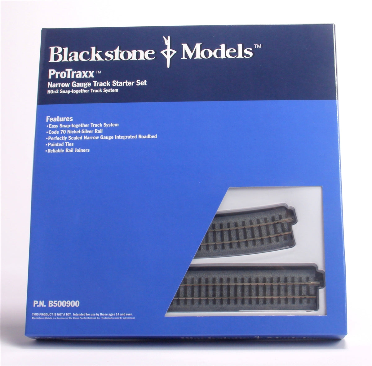 Blackstone Models 500900 HOn3 ProTraxx Snap-Together Track Starter Set