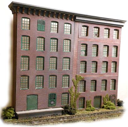 The N Scale Architect 50067 O Wall Panel System Starter Set Kit - Modern Brick