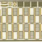 The N Scale Architect 50067 O Wall Panel System Starter Set Kit - Modern Brick
