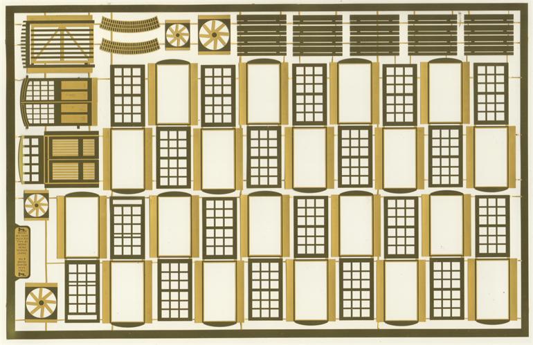 The N Scale Architect 50067 O Wall Panel System Starter Set Kit - Modern Brick