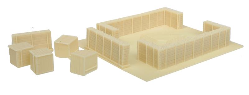 Trident Miniatures 99034 1:87 G-Stand Heavy Flak Emplacement Resin Model Kit