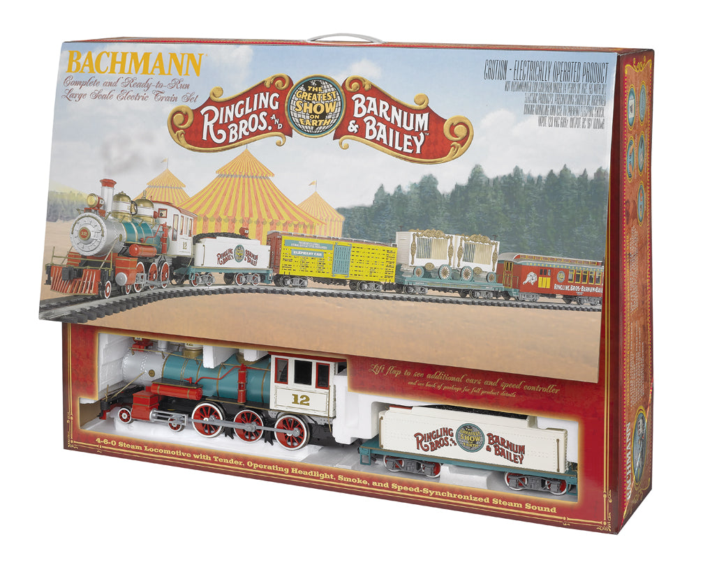 Bachmann 90083 Barnum & Bailey Circus G Gauge Steam Starter Train Set