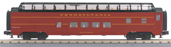 MTH 30-67714 O-27 60' Streamline Full Vista Dome, PRR