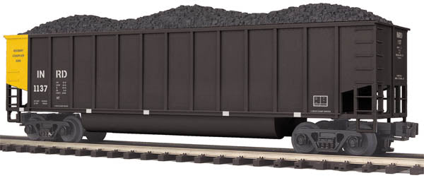 MTH 20-97763 O Gauge Indiana Railroad Coalporter Hopper w/Coal Load #1137