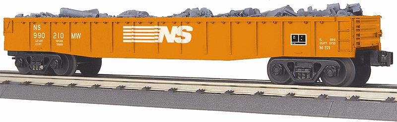 MTH 30-72119 O Norfolk Southern Gondola w/Junk Load