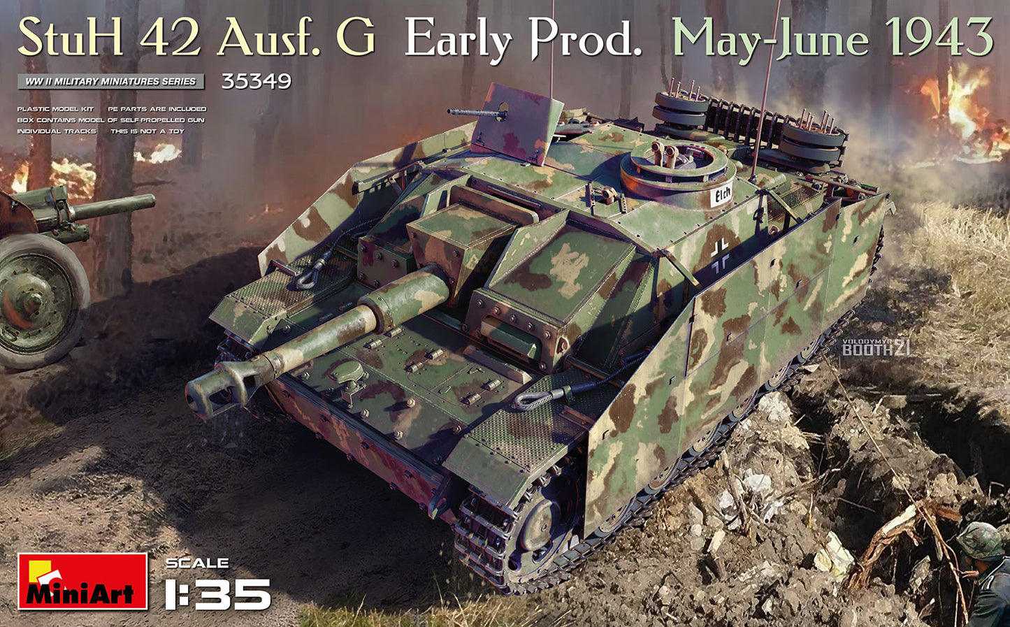MiniArt 35349 1:35 StuH 42 Ausf. G Early Production Plastic Model Kit