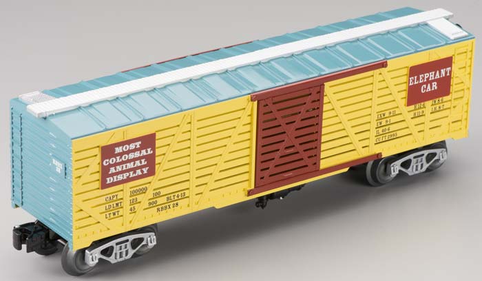 Williams 47411 O Ringling Brothers Barnum & Bailey Circus 40' Elephant Stock Car